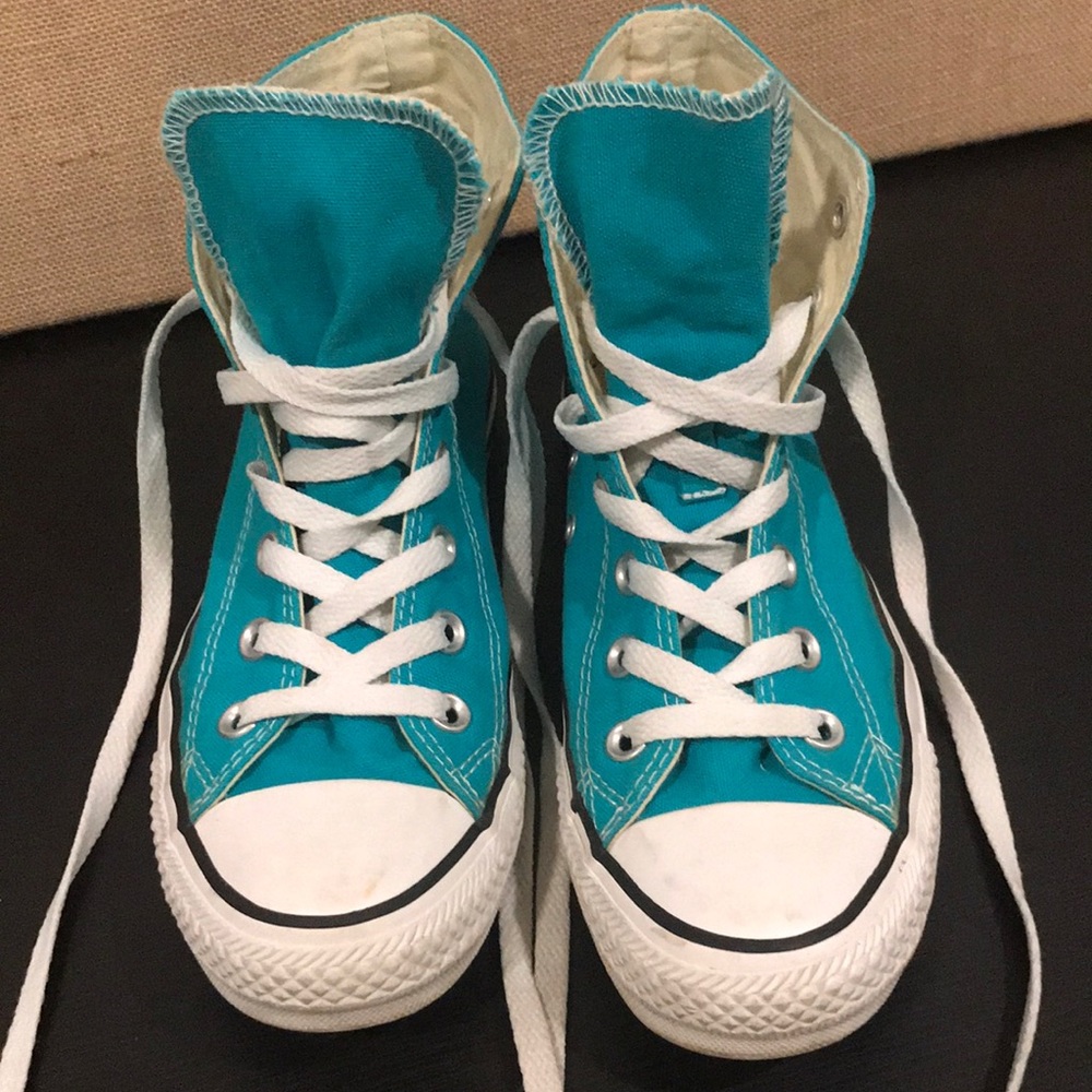 Converse All Stars Hi tops Teal
